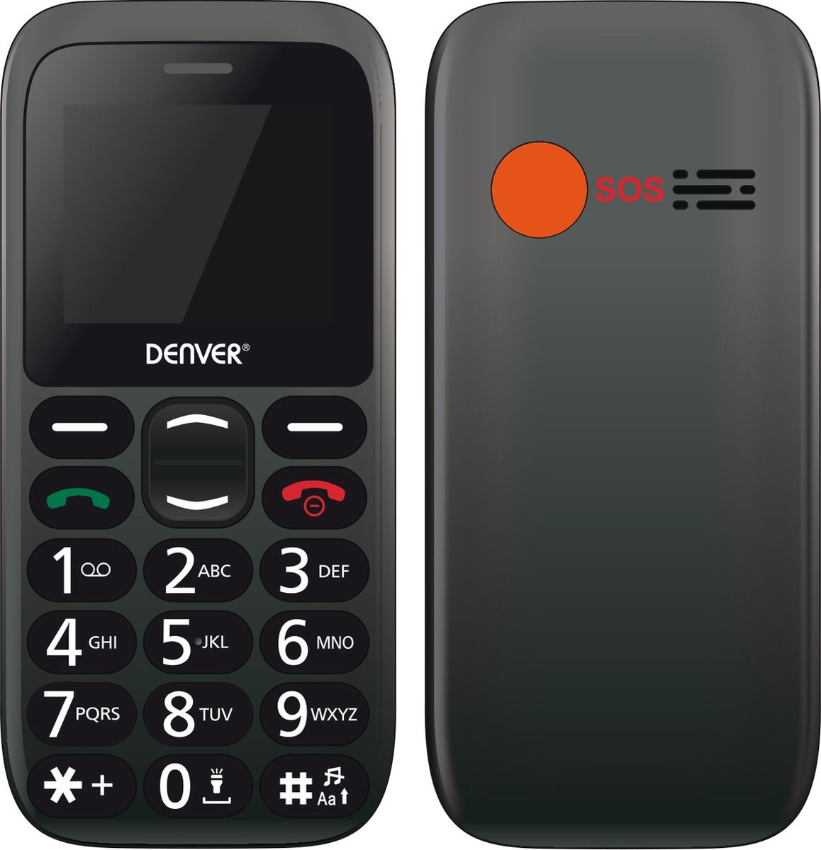 Denver BAS-18300M Zwart - Mobiele telefoon