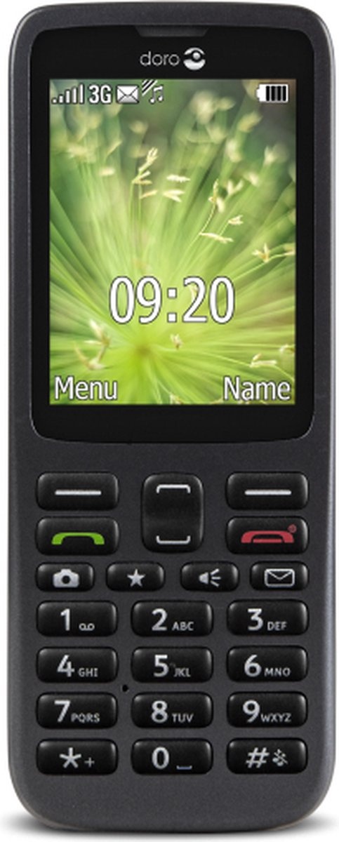 Doro 5516 Zwart - Senioren telefoon