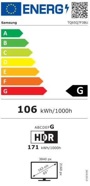 Samsung QLED 4K 65Q7F3 (2025) - QLED TV