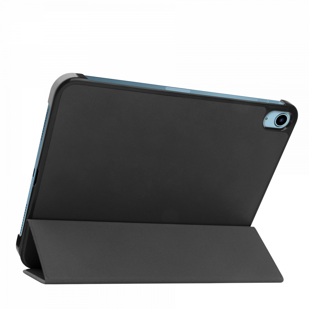 Just in Case Smart Tri-Fold Case - Apple iPad 2022 - Zwart - Beschermhoes