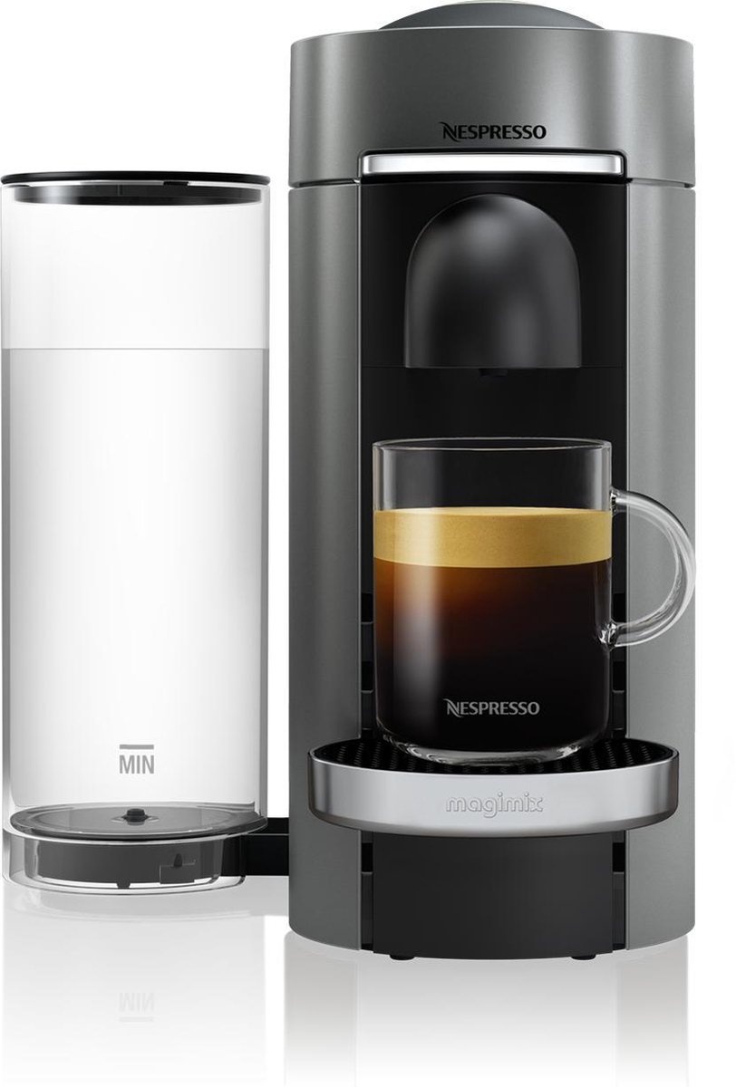 Magimix Nespresso Vertuo Plus Deluxe Titanium - Koffiemachine