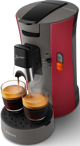 Philips Senseo Select CSA230/90 (Rood) - Koffiemachine