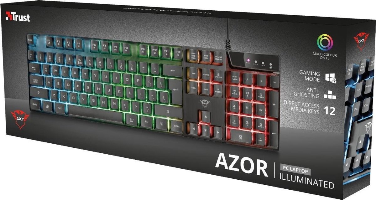 Trust GXT 835 Azor - Gaming toetsenbord