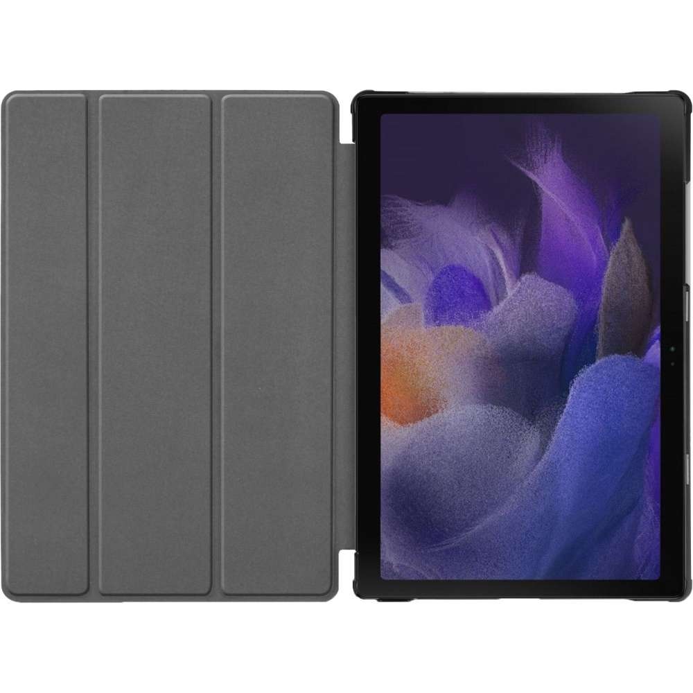 Just in Case Smart Tri-Fold Case - Samsung Galaxy Tab A8 - Zwart - Beschermhoes