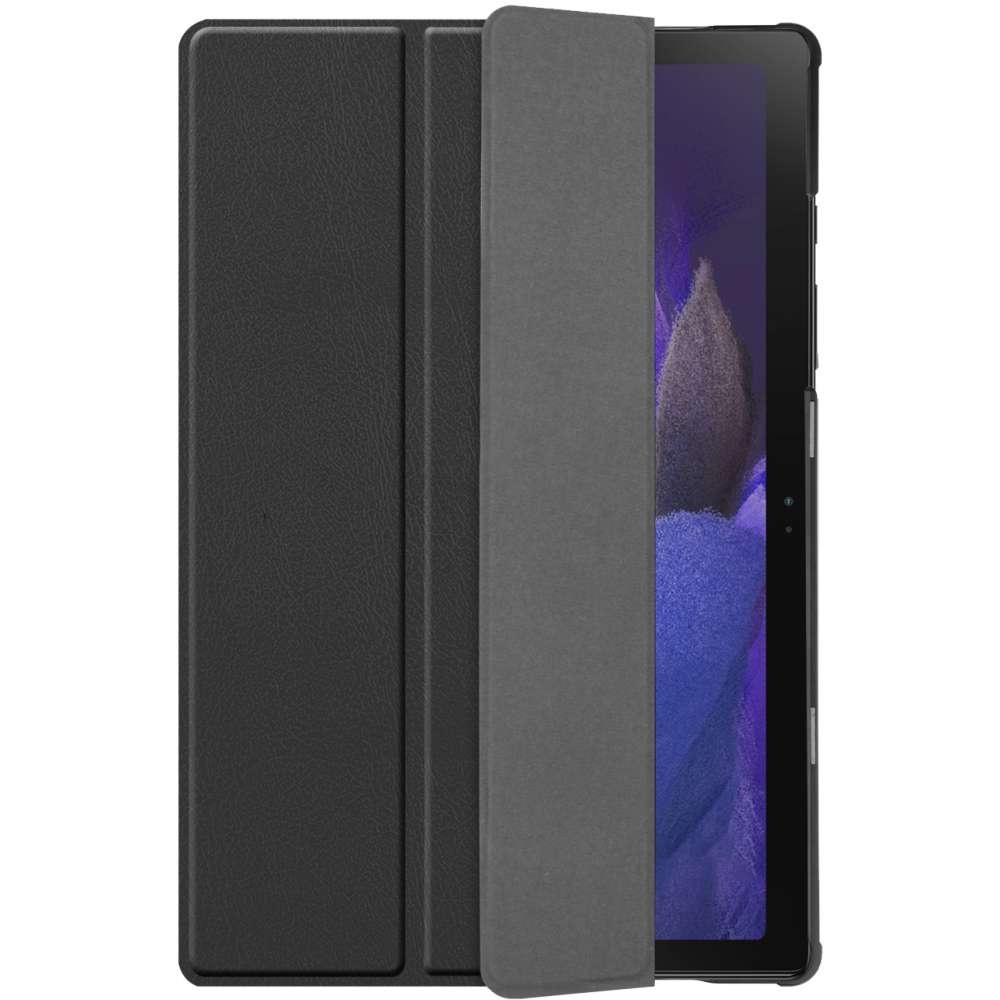 Just in Case Smart Tri-Fold Case - Samsung Galaxy Tab A8 - Zwart - Beschermhoes