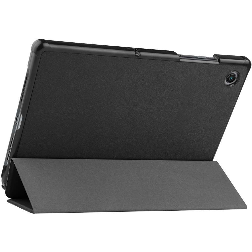 Just in Case Smart Tri-Fold Case - Samsung Galaxy Tab A8 - Zwart - Beschermhoes