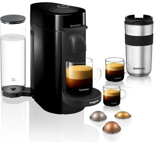 Magimix Nespresso Vertuo Plus Zwart - Koffiemachine