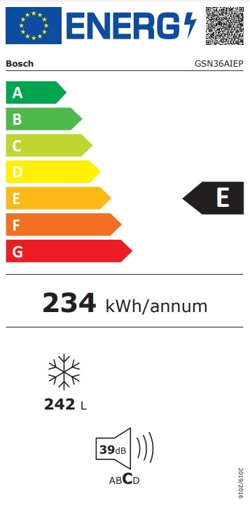 Bosch GSN36AIEP - Vrieskast