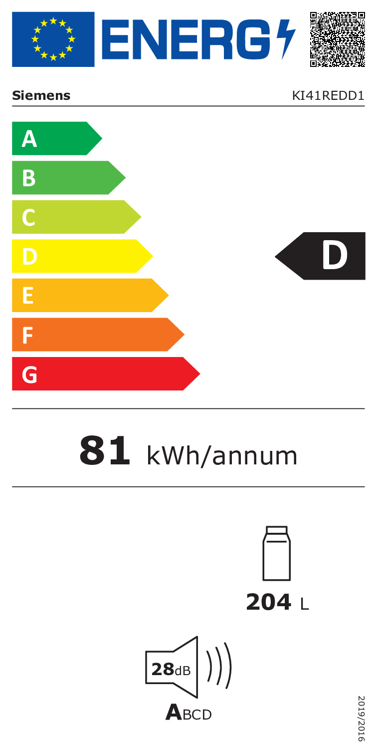 Siemens KI41REDD1 extraKlasse - Inbouw koelkast