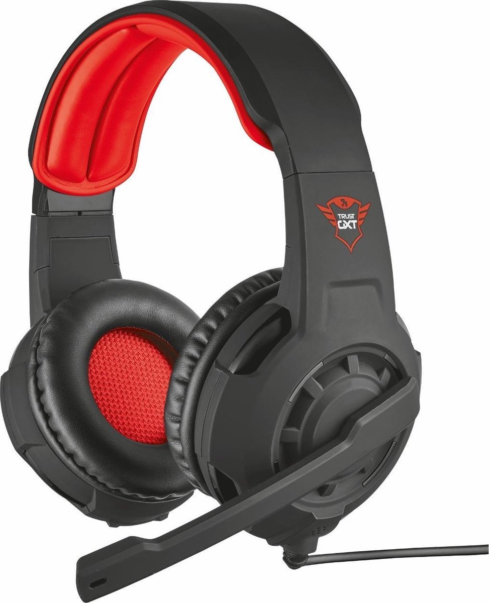 Trust GXT 310 Radius (Zwart/Rood) - Gaming headset