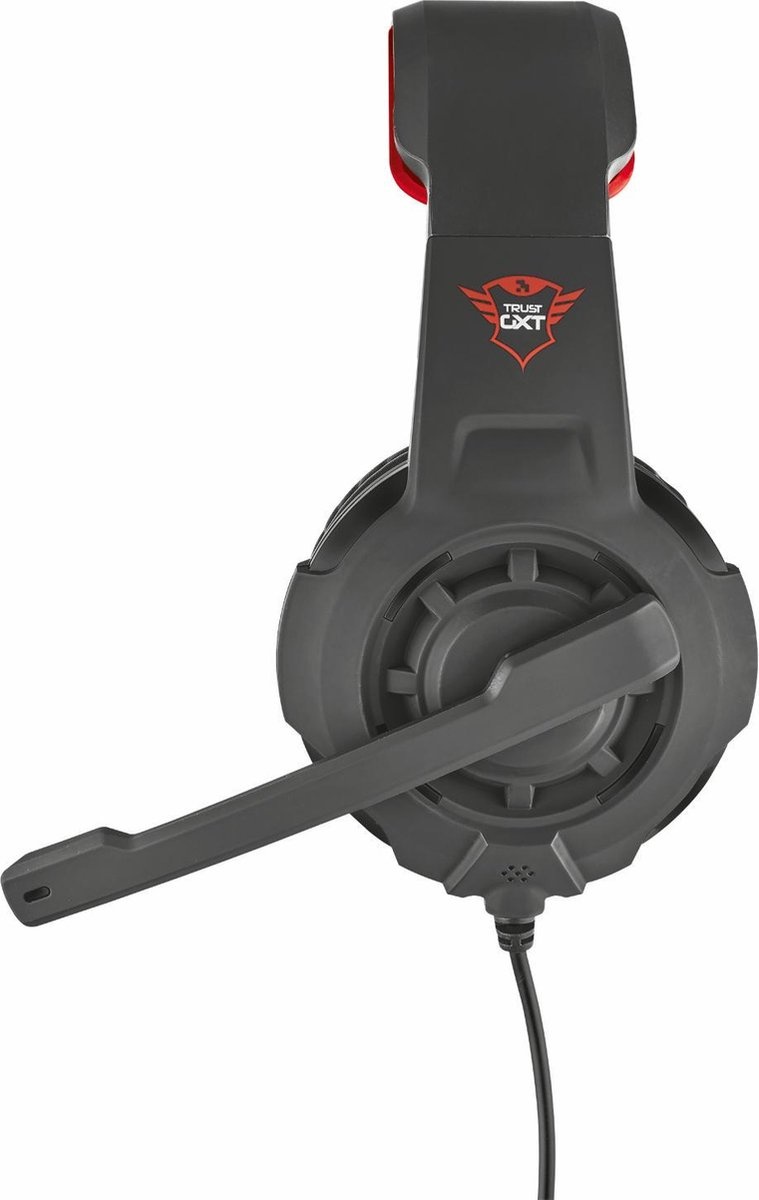 Trust GXT 310 Radius (Zwart/Rood) - Gaming headset