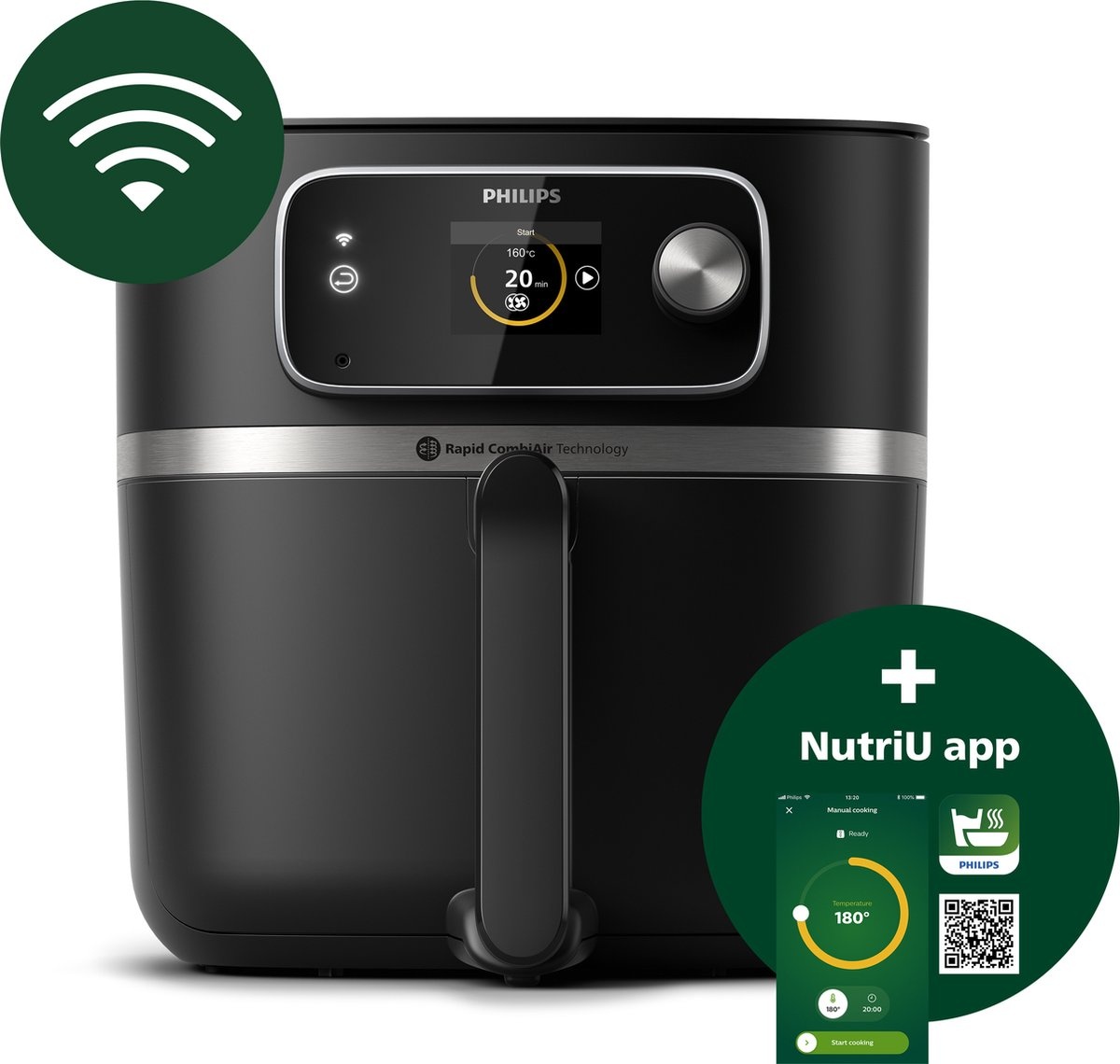 Philips Airfryer Combi XXL Connected HD9876/90 - Hetelucht friteuse