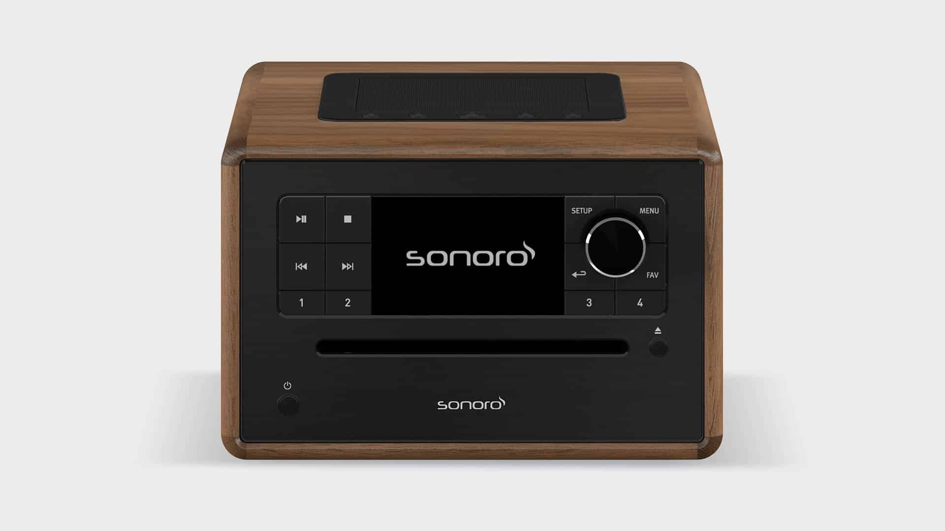 Sonoro Elite X Antraciet/ walnut - Radio