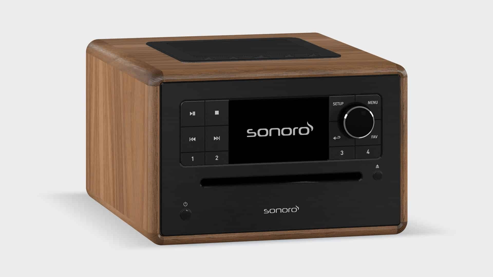 Sonoro Elite X Antraciet/ walnut - Radio