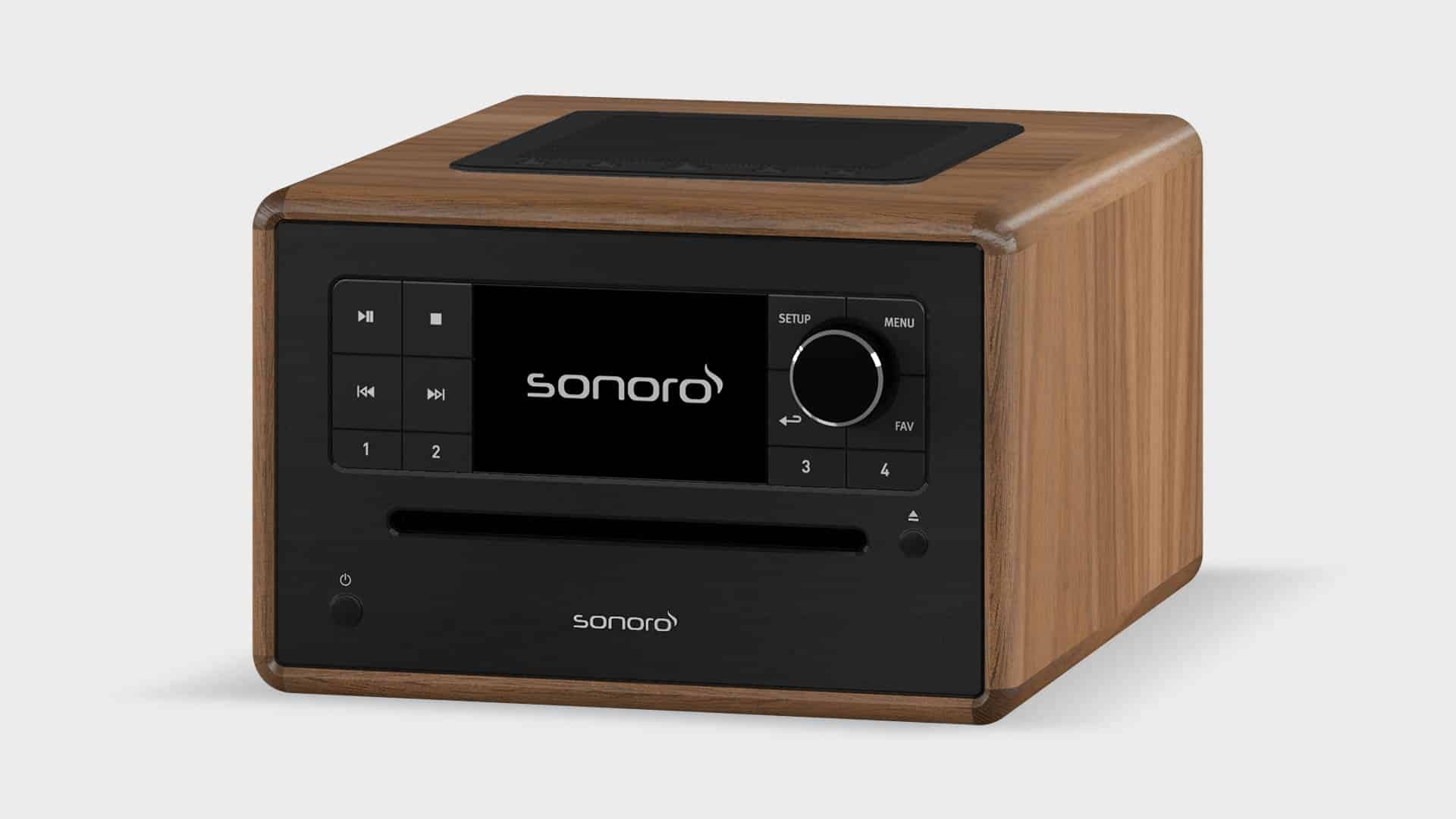 Sonoro Elite X Antraciet/ walnut - Radio