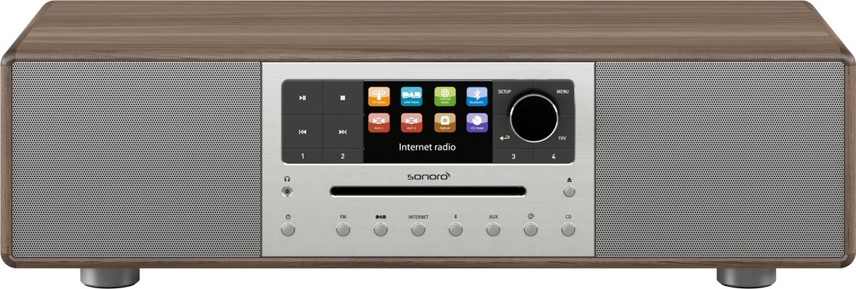 Sonoro Meisterstuck SO-610 V2 Walnoot - Radio