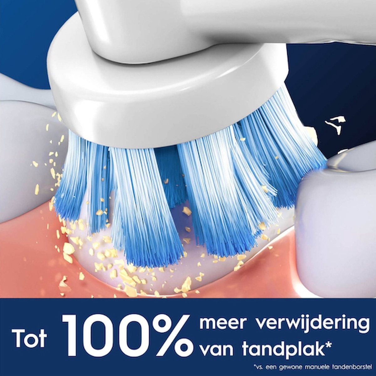 Oral-B Pro 1 Duo White & Blue - Elektrische tandenborstel