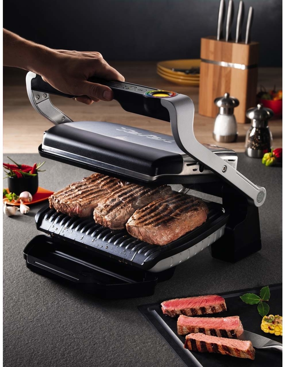 Tefal OptiGrill+ GC712D - Contactgrill
