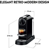 De'Longhi Nespresso Citiz EN167.B - Koffiemachine