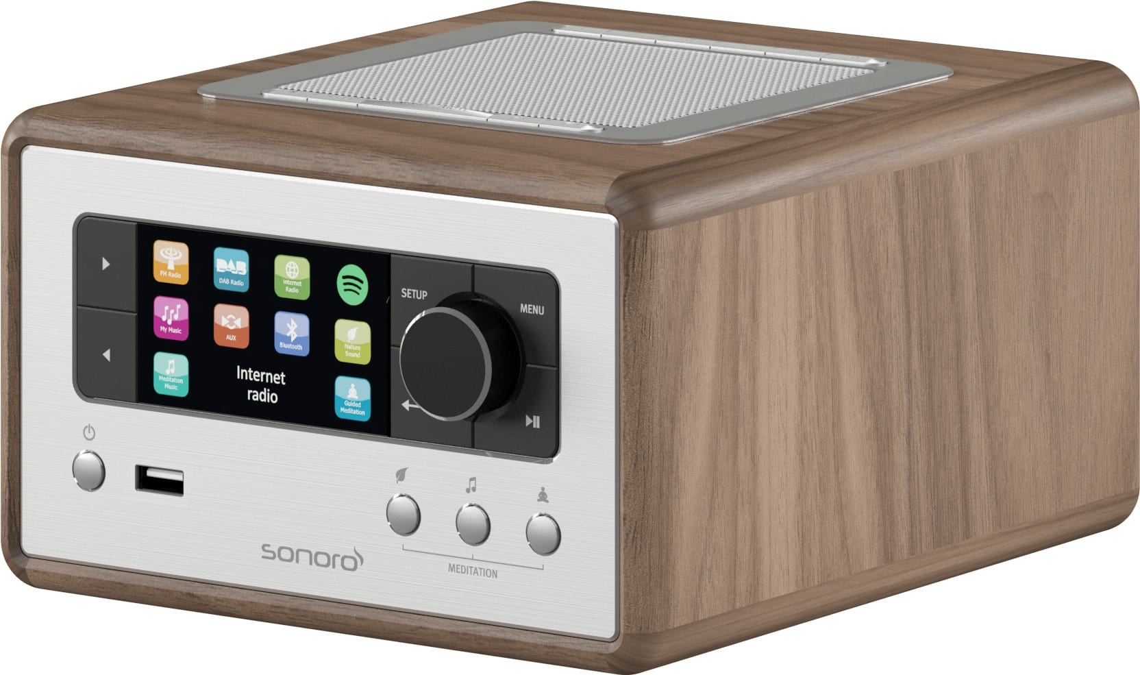 Sonoro RELAX SO-810 V2 Walnoot - CD speler
