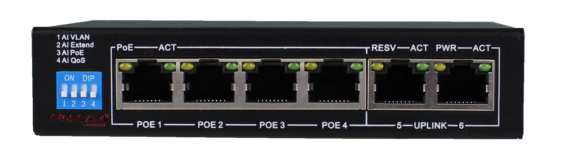 Foscam PS106G - Netwerk switch