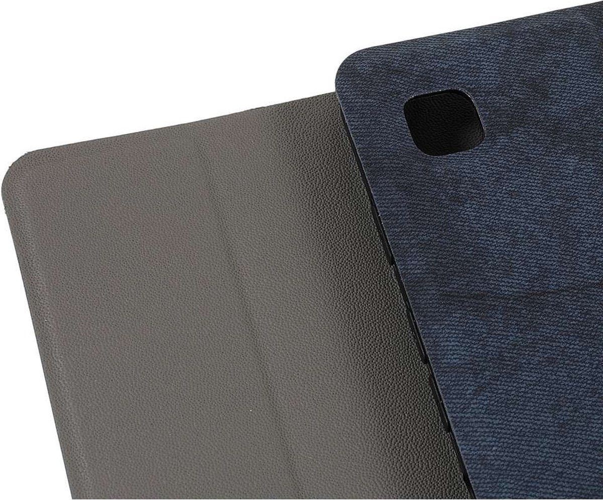 Just in Case Vintage Bluetooth Keyboard Cover - Samsung Galaxy A7 Lite - Blauw - Beschermhoes