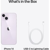 Refurbished iPhone 14 128 GB Paars (A grade) - Mobiele telefoon