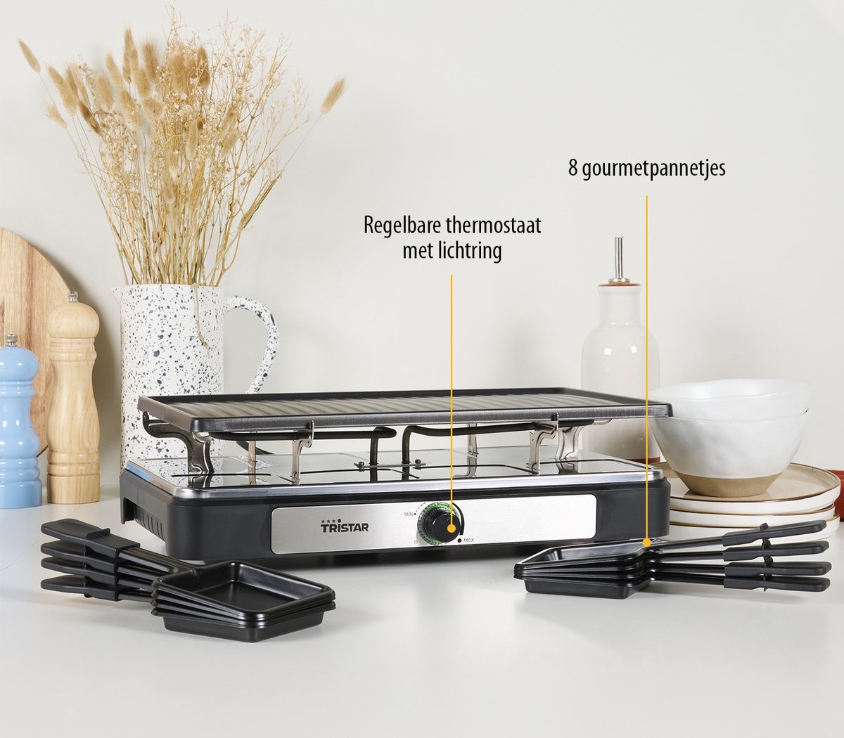 Tristar RA-2760 Raclette - Gourmetstel