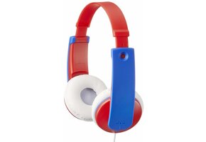 JVC HA-KD7-RNE Blauw/Rood - Kinder koptelefoon