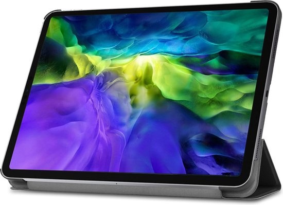 Just in Case Smart Tri-Fold voor iPad Pro 12.9 Zwart - Beschermhoes