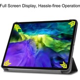 Just in Case Smart Tri-Fold voor iPad Pro 12.9 Zwart - Beschermhoes