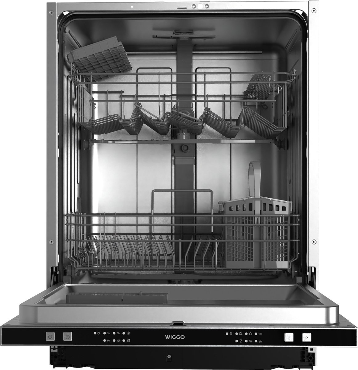 Wiggo WD-B6126E(W) - Inbouw vaatwasser