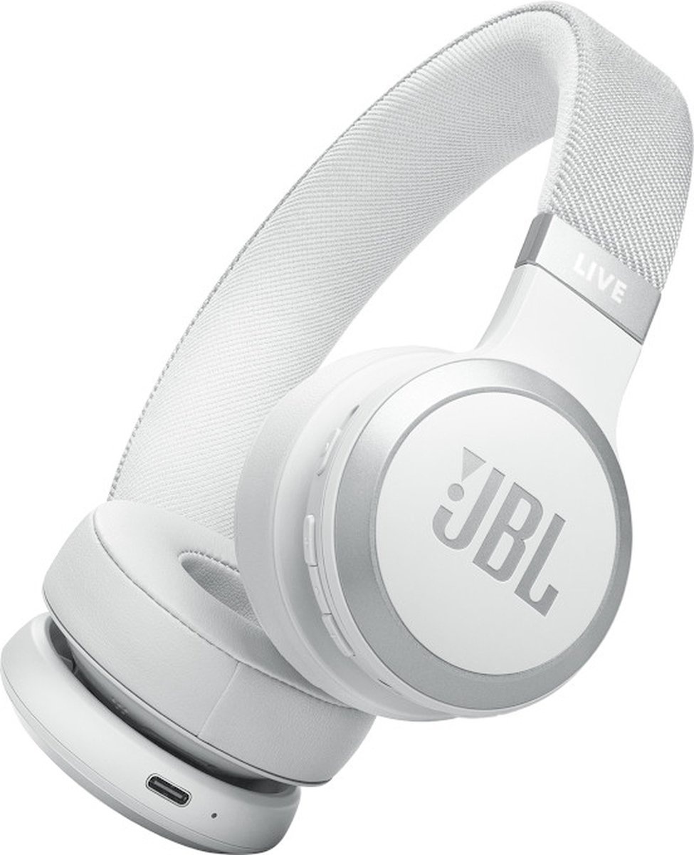 JBL Live 670NC Wit - Draadloze koptelefoon