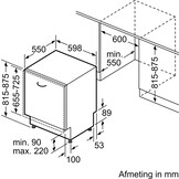 Bosch SMV6YCX00E - Inbouw vaatwasser