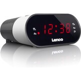 Lenco CR-07 Wit - Wekkerradio