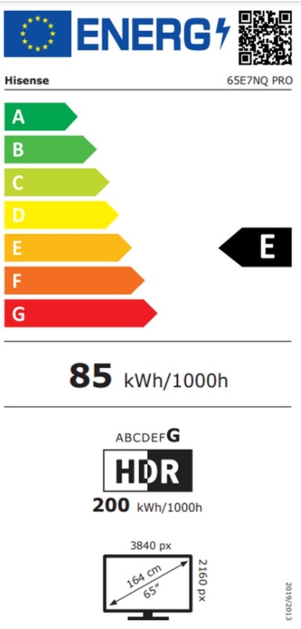 Hisense 65E7NQ PRO - QLED TV
