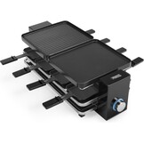Princess 162925 Raclette Piano Black 8 - Gourmetstel
