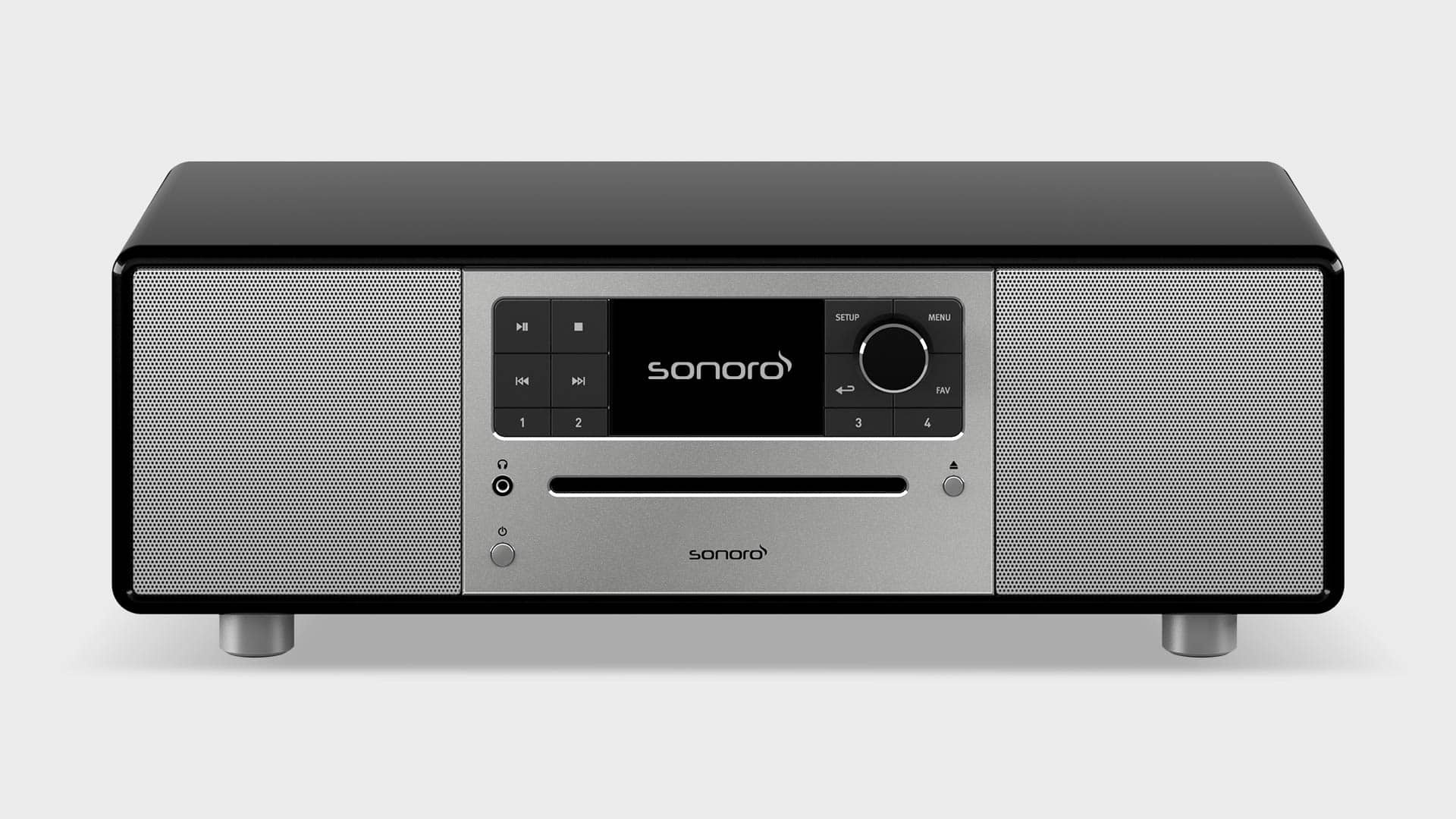 Sonoro PRESTIGE X Hoogglans zwart - Radio
