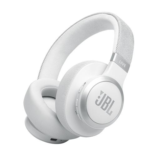 JBL Live 770NC Wit - Draadloze koptelefoon