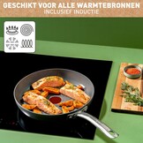 Tefal Renew+ Koekenpan 28cm Zwart