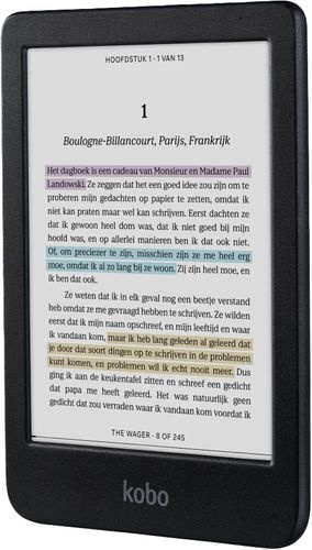 Kobo Clara Colour Zwart - E-reader