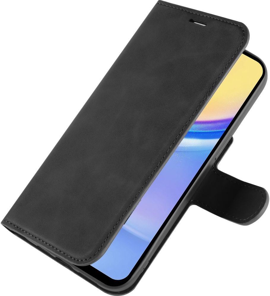 Just In Case Samsung Galaxy A15 Premium Wallet Case Zwart - Beschermhoes