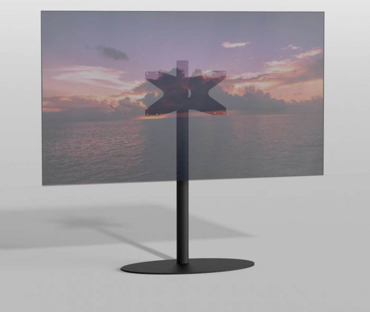 Cavus ELLIPS Vloerstandaard Zwart