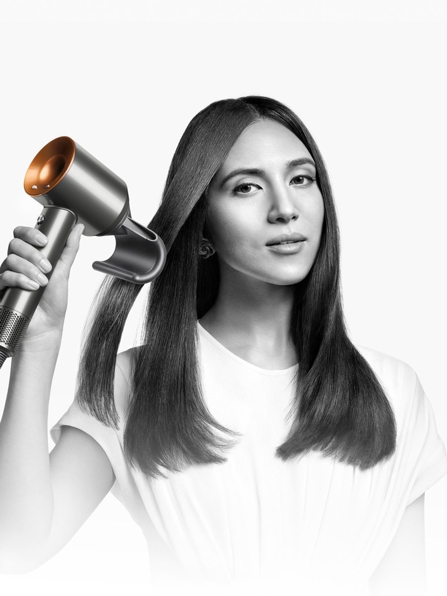 Dyson Supersonic Straight + Wavy Blue/Copper - Föhn