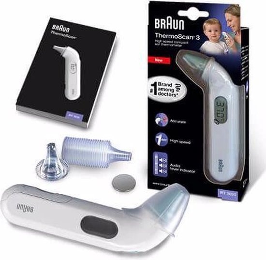 Braun ThermoScan 3 IRT3030 - Lichaamsthermometer
