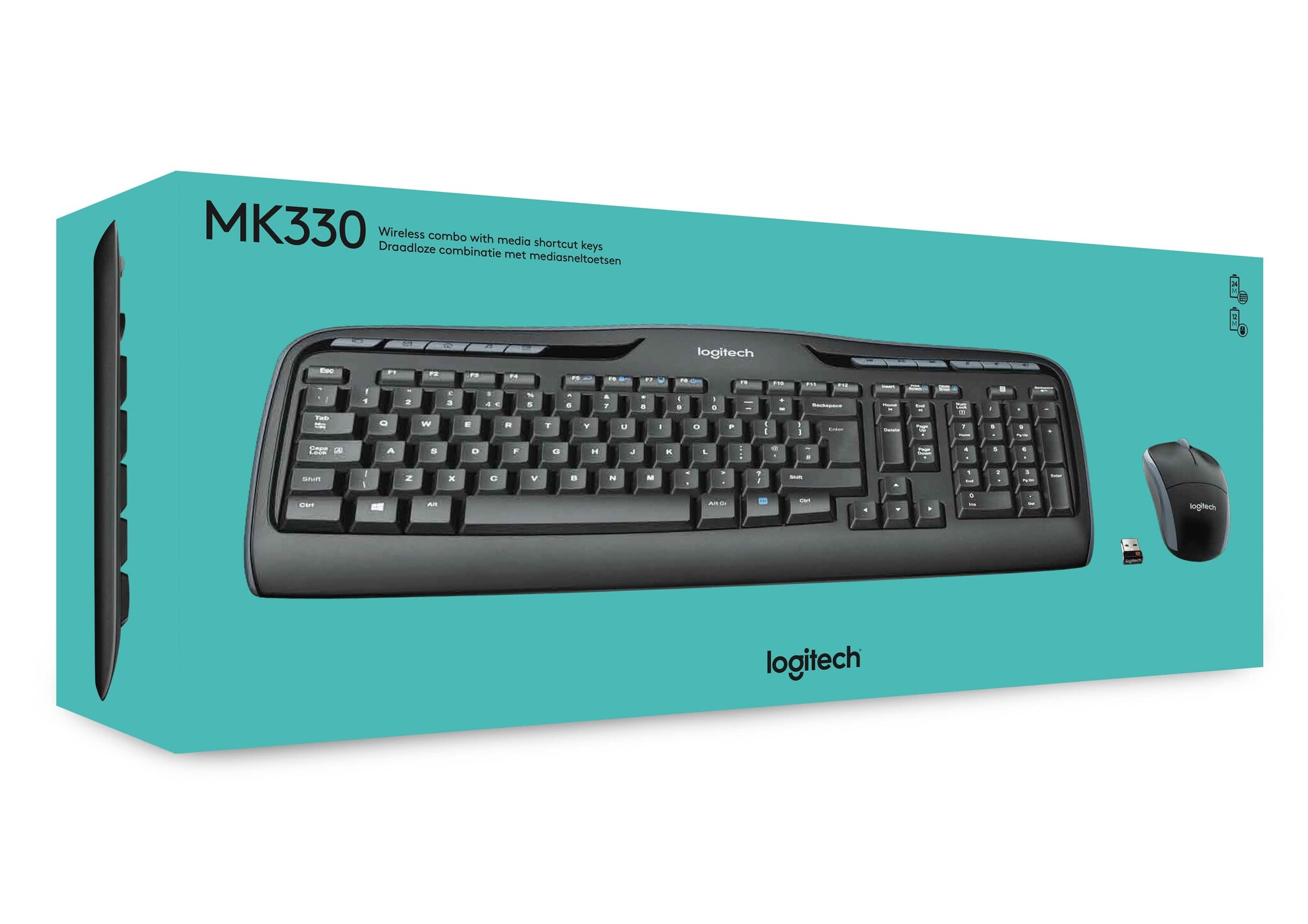 Logitech MK330 Wireless Combo - Toetsenbord