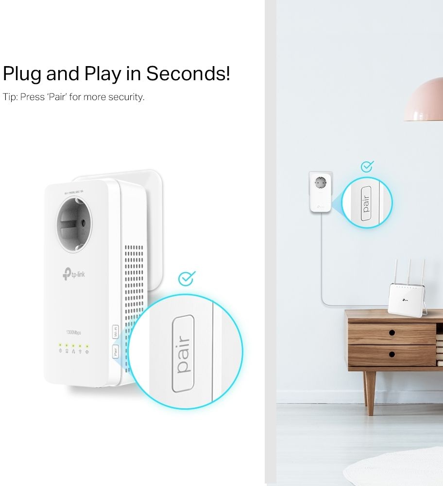 TP-Link TL-WPA8631P Kit - Powerline adapter