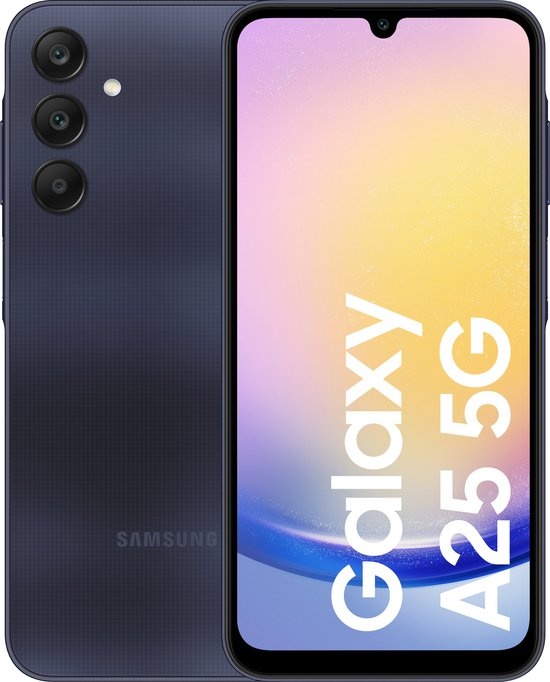 Samsung Galaxy A25 5G 128GB Blue black - Mobiele telefoon