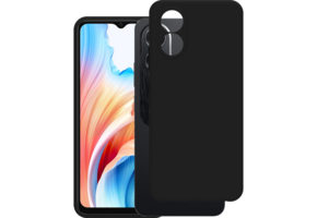 Just in Case Soft TPU Back Cover voor Oppo A18/A38 Zwart - Beschermhoes
