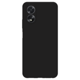 Just in Case Soft TPU Back Cover voor Oppo A18/A38 Zwart - Beschermhoes